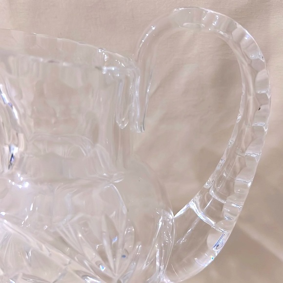 Style American Brilliant Cut Pitcher Hobs Stars and Pin Wheels 7” Tall. A1674. - Picture 6 of 8